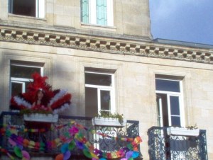 Cheering from the Balconies