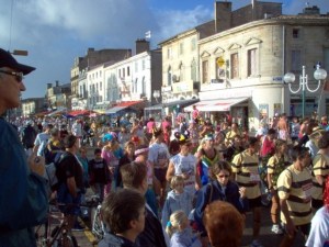 Getting Ready for the Race- Check out the Costumes