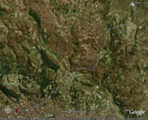 Incatrailmarathon path